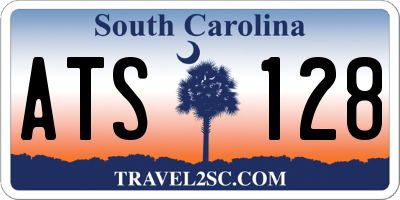 SC license plate ATS128