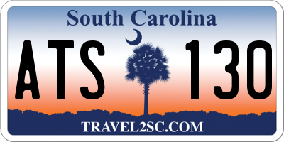 SC license plate ATS130
