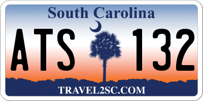 SC license plate ATS132