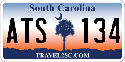 SC license plate ATS134