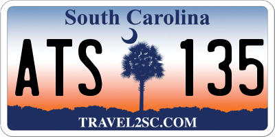 SC license plate ATS135