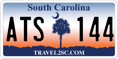 SC license plate ATS144