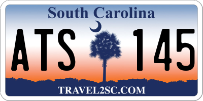 SC license plate ATS145
