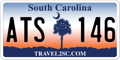 SC license plate ATS146