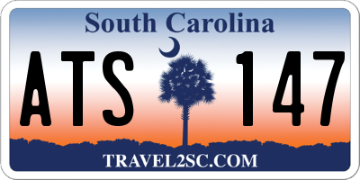SC license plate ATS147