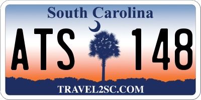 SC license plate ATS148