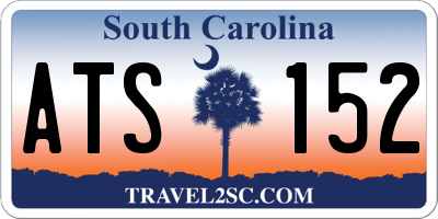 SC license plate ATS152
