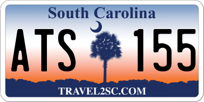 SC license plate ATS155