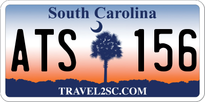 SC license plate ATS156