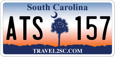 SC license plate ATS157