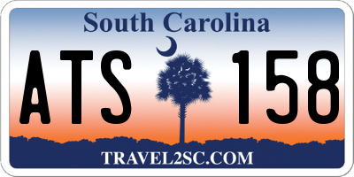 SC license plate ATS158