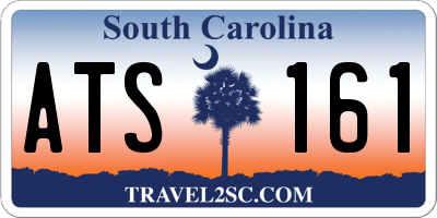 SC license plate ATS161