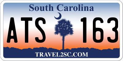 SC license plate ATS163