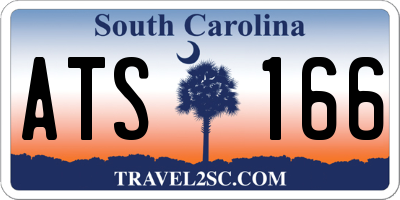 SC license plate ATS166
