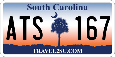 SC license plate ATS167