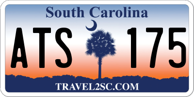 SC license plate ATS175