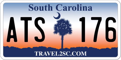 SC license plate ATS176