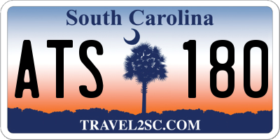 SC license plate ATS180