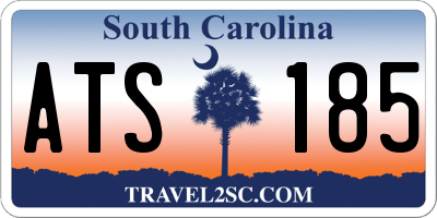 SC license plate ATS185