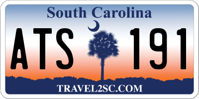 SC license plate ATS191