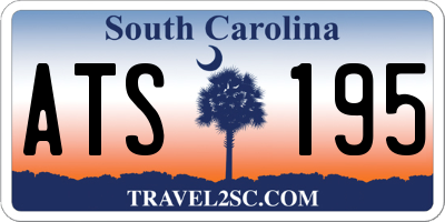 SC license plate ATS195