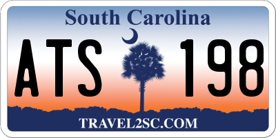 SC license plate ATS198