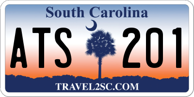 SC license plate ATS201