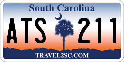 SC license plate ATS211