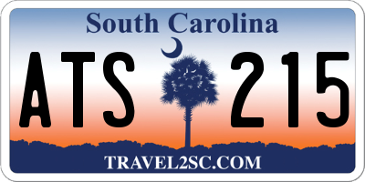 SC license plate ATS215