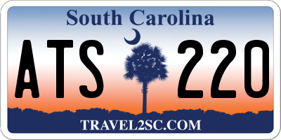 SC license plate ATS220