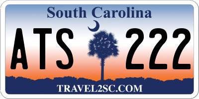 SC license plate ATS222