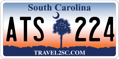 SC license plate ATS224