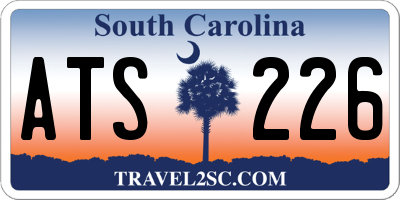 SC license plate ATS226
