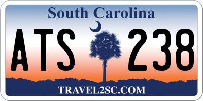 SC license plate ATS238