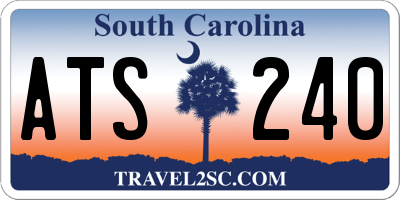 SC license plate ATS240