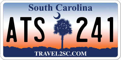 SC license plate ATS241