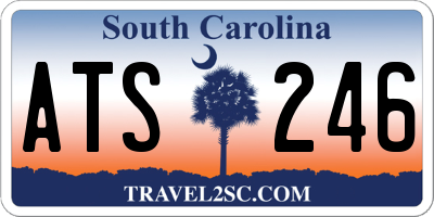 SC license plate ATS246