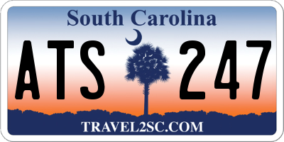 SC license plate ATS247