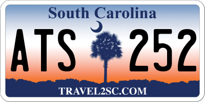 SC license plate ATS252
