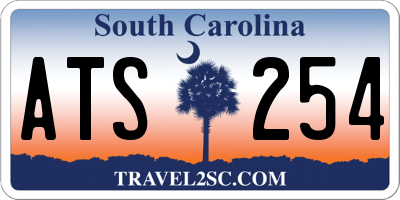 SC license plate ATS254