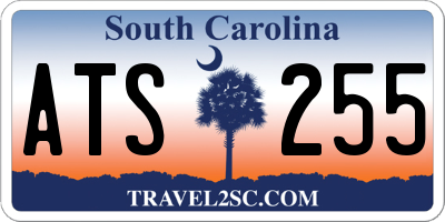 SC license plate ATS255