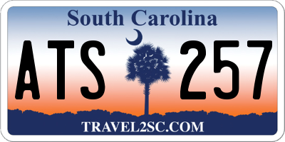 SC license plate ATS257