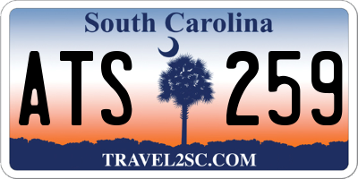 SC license plate ATS259