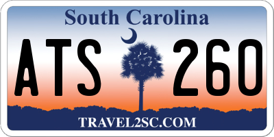 SC license plate ATS260