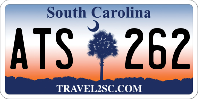 SC license plate ATS262
