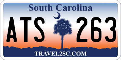 SC license plate ATS263