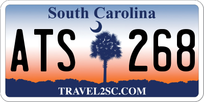 SC license plate ATS268
