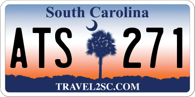 SC license plate ATS271