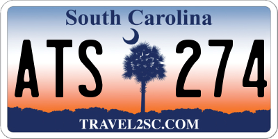 SC license plate ATS274