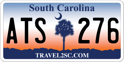 SC license plate ATS276